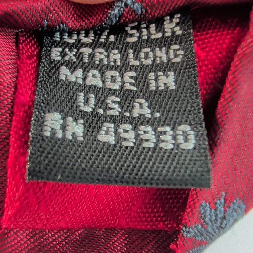 John Hill Executive Collection South Carolina Men's Extra Long 100% Silk Tie Red